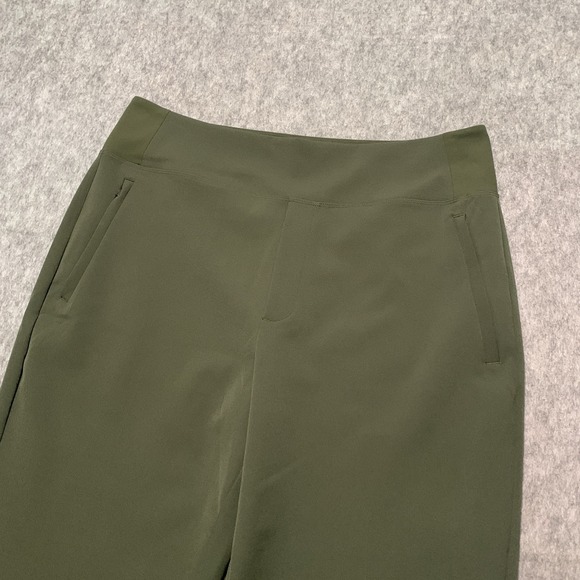 ATHLETA Endless Highrise Pants Athleisure Trousers Women's Olive Green Size 14 - Picture 5 of 16